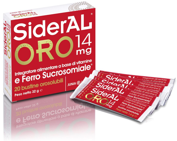 Sideral Oro Integratore di ferro e vitamine 20 Bustine