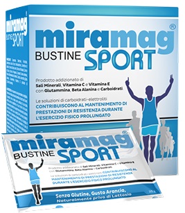Miramag Sport integratore di magnesio e postassio 16 bustine