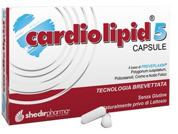 Cardiolipid 5 integratore a base di riso rosso, curcuma e acido folico 30 capsule
