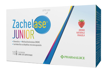 Zachelase Junior integratore per l'equilibrio della flora intestinale 10 flaconi