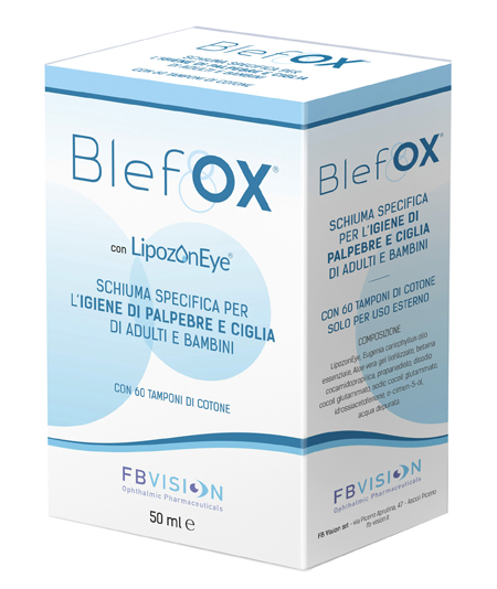 Blefox schiuma per l'igiene di palpebre e ciglia 50 Ml
