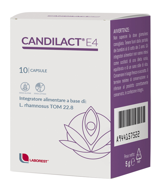 Candilact E4 integratore per la flora intestinale 10 capsule