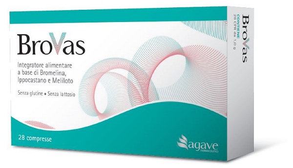 Brovas integratore a base di Bromelina 28 Compresse