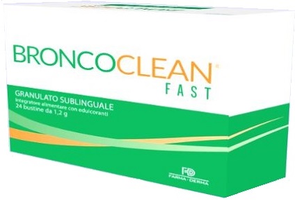 Broncoclean fast integratore per i bronchi 24 bustine