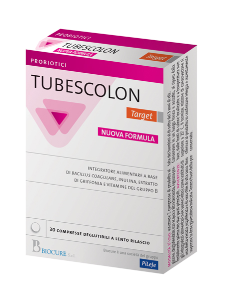 Tubescolon target integratore per la flora intestinale 30 compresse