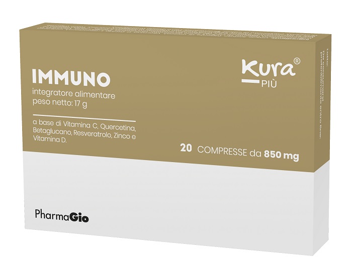 Kura pi Immuno integratore per il sistema immunitario 20 compresse