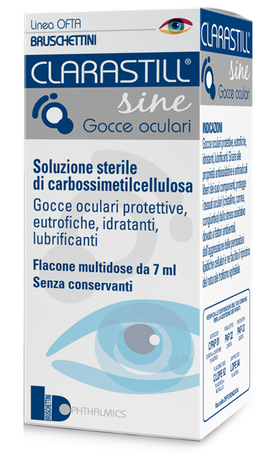 Clarastill sine gocce oculari lubrificanti 7 Ml