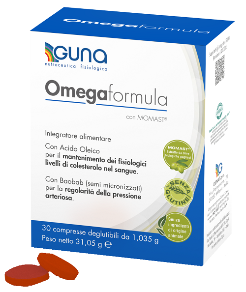 Guna Omegaformula integratore per il colesterolo 30 compresse