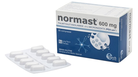 Normast 600 mg Integratore con palmitoiletanolamide 60 compresse