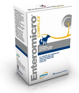 DRN Enteromicro Complex Integratore per l'intestino di cani e gatti 32 compresse