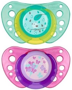 Chicco – Succhietto Physioforma Air 12m+ Caucciu’ Rosa 2pezzi Chicco