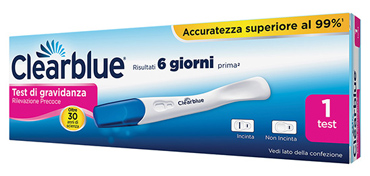 CLEARBLUE TEST di GRAVIDANZA precoce 1 pezzo