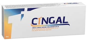 Cingal siringa preriempita di acido ialuronico 4 Ml