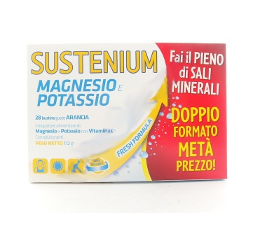 Sustenium magnesio e potassio integratore con sali minerali 28 Bustine - offerta