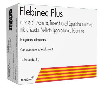 Flebinec Plus integratore per il microcircolo 14 bustine