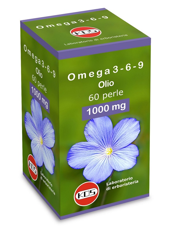 Kos Omega 3 6 9 olio integratore alimentare 60 perle da 1000 mg