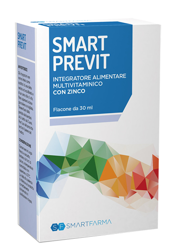 Smart Previt integratore multivitaminico con Zinco in gocce 30 Ml