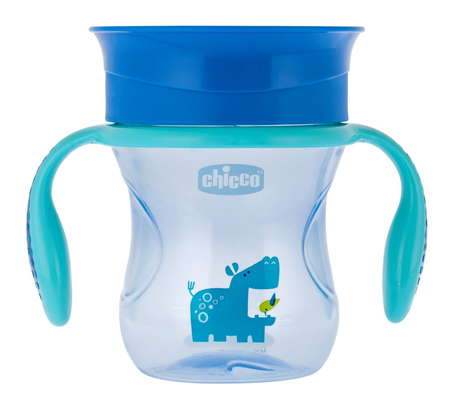 Chicco – Tazza Perfect 12m+ 360ml Azzurra Chicco