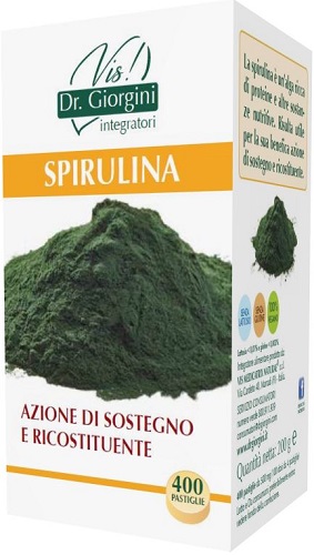 Giorgini Spirulina integratore ricostituente 400 Pastiglie