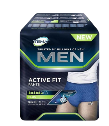 Tena Men Pants Active mutande assorbenti da uomo 9 pezzi