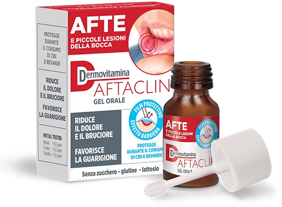 Dermovitamina Aftaclin gel antiafte 7 ml
