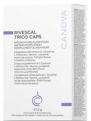 Canova Rivescal Trico Caps integratore per capelli 30 compresse - Nuova confezione