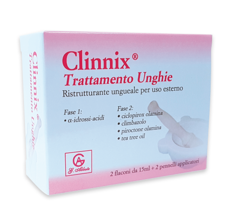 Clinnix trattamento unghie 2 flaconi da 15 ml
