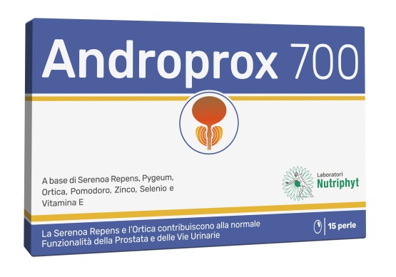 Androprox 700 integratore per la prostata e le vie urinarie 15 perle