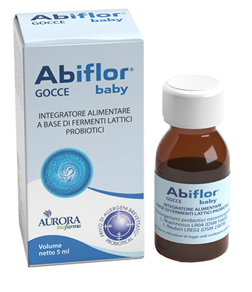 Abiflor Baby Gocce Integratore a base di fermenti lattici 5 Ml
