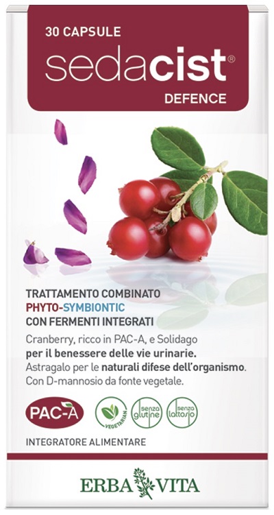 Erba Vita Sedacist Defence Integratore Vie urinarie 15+15 Capsule