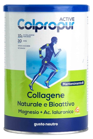 Colpropur Active Neutro Integratore collagene e acido ialuronico 330g