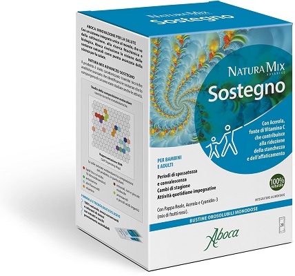 Natura Mix Advanced Sostegno Integratore Ricostituente 20 Bustine Orosolubili