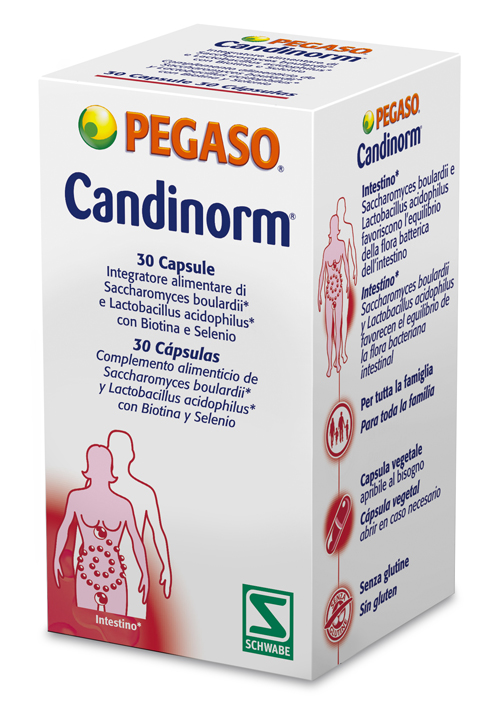 Pegaso Candinorm integratore per la flora intestinale 30 capsule