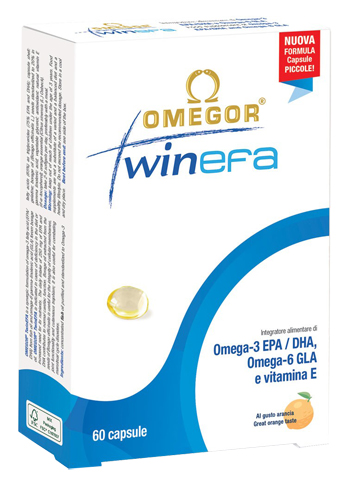 Omegor Twinefa New integratore di omega 3 ed omega 6 - 60 capsule