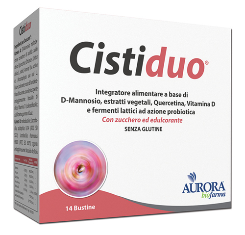 Aurora Biofarma Cistoduo Integratore per le vie urinarie 14 bustine
