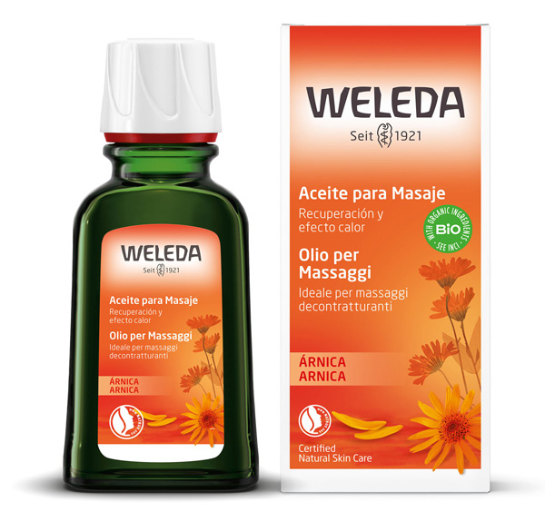 Weleda Olio per Massaggi all'Arnica 50 Ml