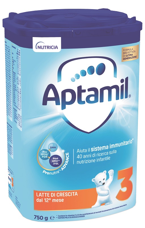 Aptamil 3 lattte di crescita in polvere 750 gr