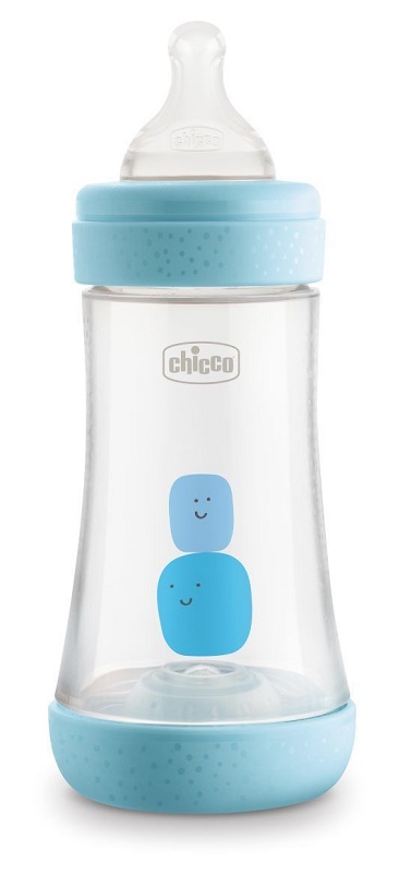 Chicco – Biberon Chicco Anticolica Perfect 5 Flusso 240 Ml Celeste