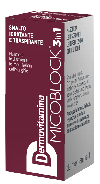 Dermovitamina Micoblock smalto per unghie idratante e traspirante