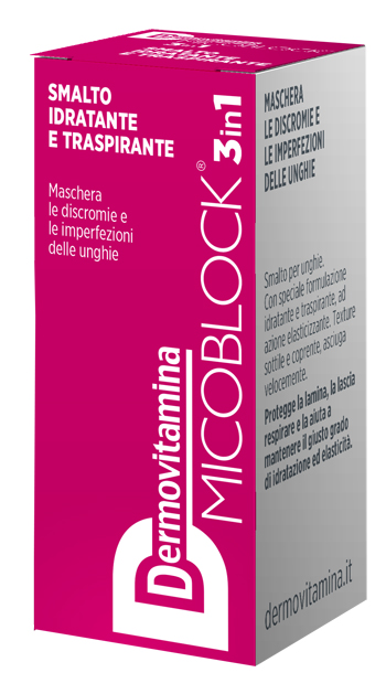 Dermovitamina micoblock 3 in 1 trattamento unghie Fucsia