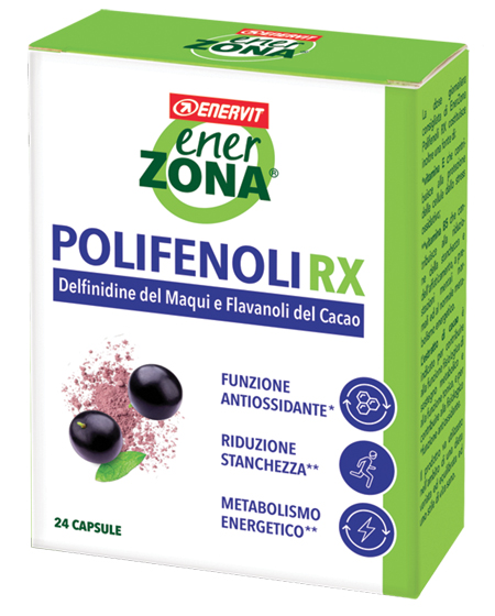 Enervit ENERZONA Polifenoli RX integratore alimentare 24 capsule