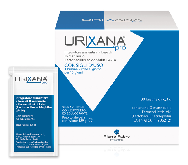 Urixana Pro Integratore per le vie urinarie 30 bustine