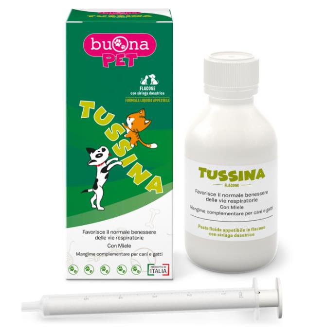 TUSSINA pasta fluida appetibile per le vie aree del cane e gatto 100 gr