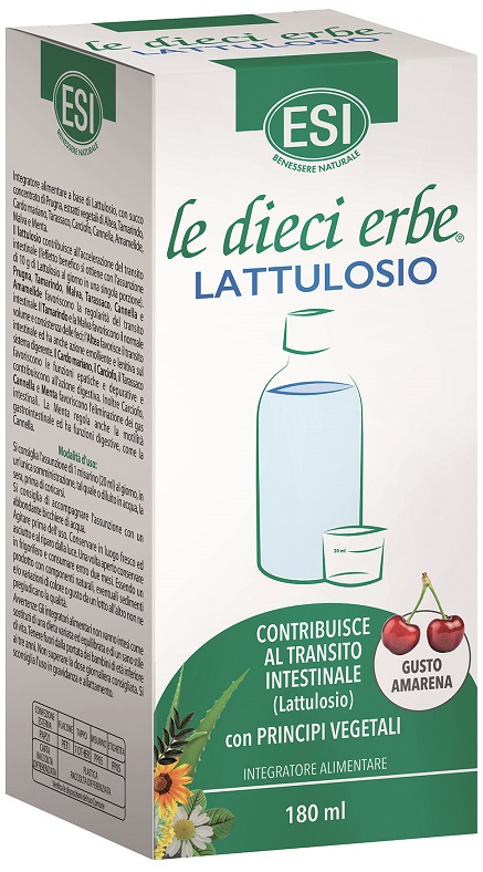 Esi Le dieci erbe Lattulosio per il transito intestinale 180 ml