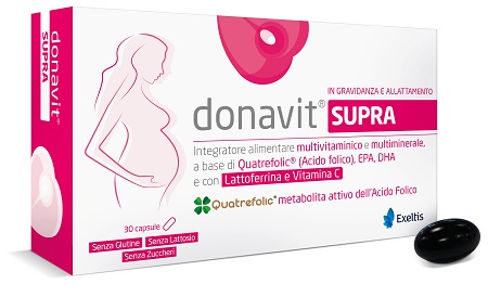 Donavit Supra integratore a base di acido folico 30 capsule
