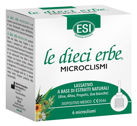 Esi Malva/Bianche Le Dieci Erbe Microclismi 6 Pezzi - Immagine 8