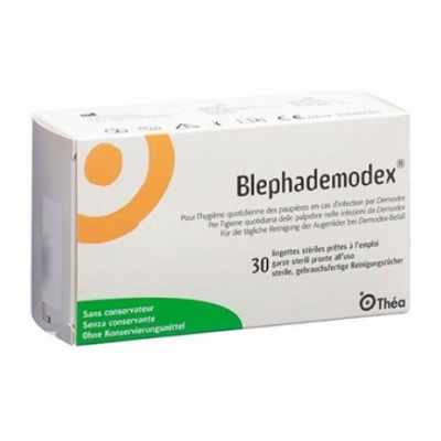 Blephademodex garze oculari sterili per palpebre 30 Pezzi