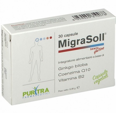 Migrasoll Integratore per la cefalea 30 capsule