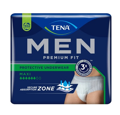 TENA Men Premium Fit mutanda assorbente Taglia L 8 pezzi