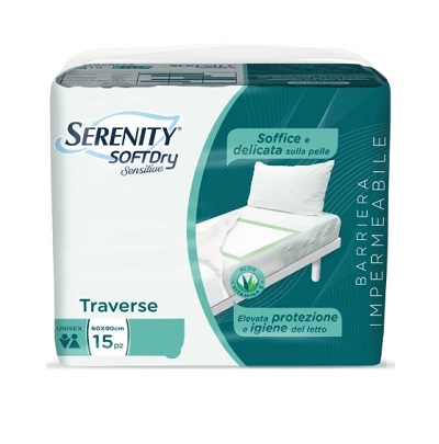 Serenity Soft Dry Sensitive Traversa salvamaterasso 60x90 cm 15 pezzi **